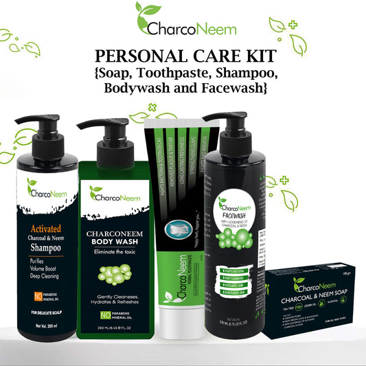 Personal Care Kit- ( Soap, Toothpaste, Shampoo, Body wash, Facewash )
